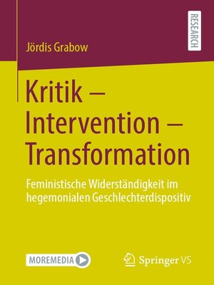 cover image of Kritik – Intervention – Transformation